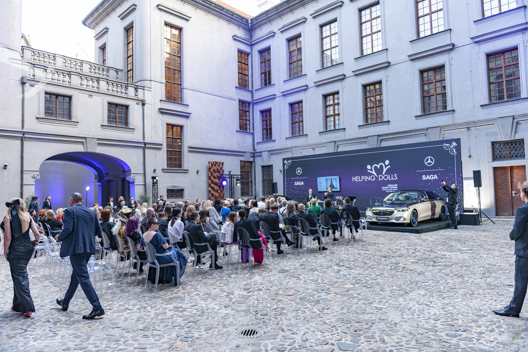 Náš první pražský catering: Galavečer v Clam-Gallasově paláci