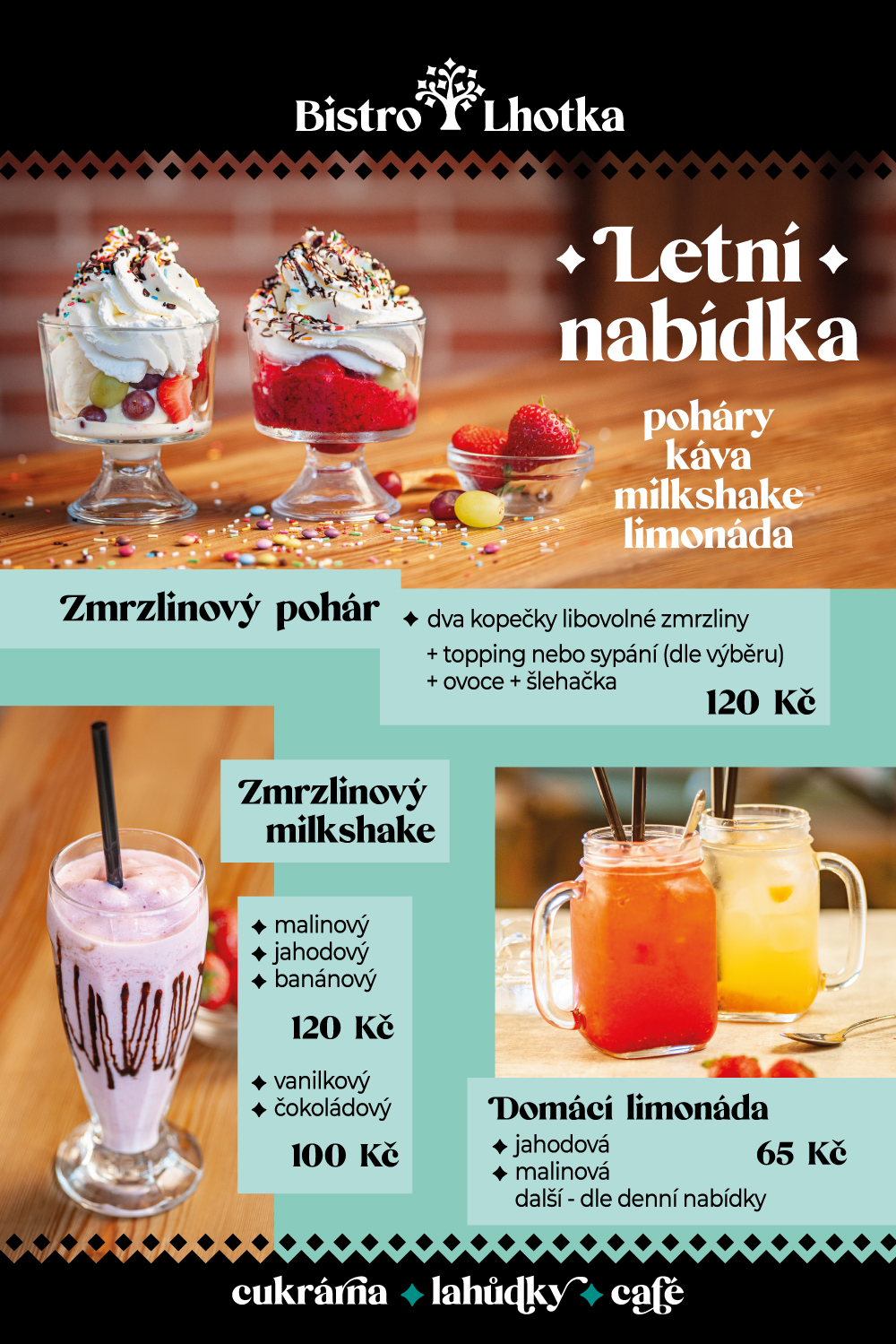 K létu patří osvěžení a sladké potěšení!