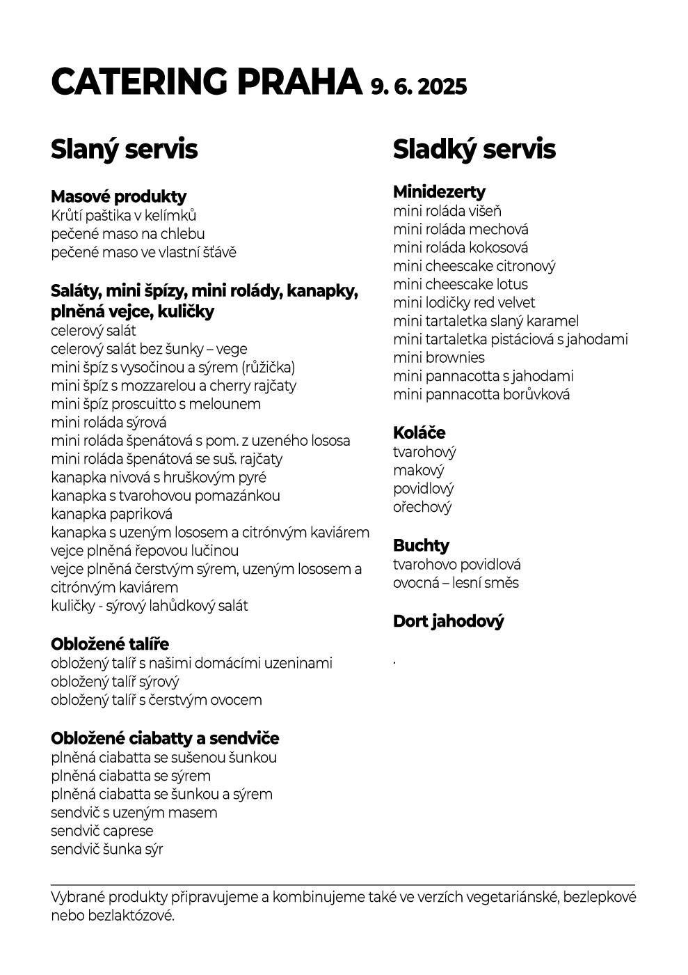 Náš první pražský catering: Galavečer v Clam-Gallasově paláci